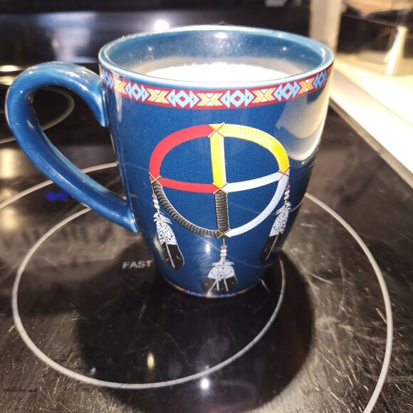 Native American Inspired Ceramic Mug - Picture 1 of 4